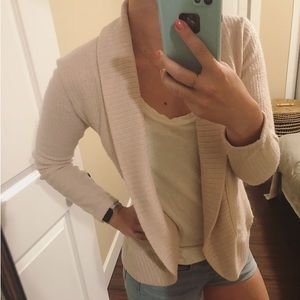 Baby pink knot cardigan. EUC